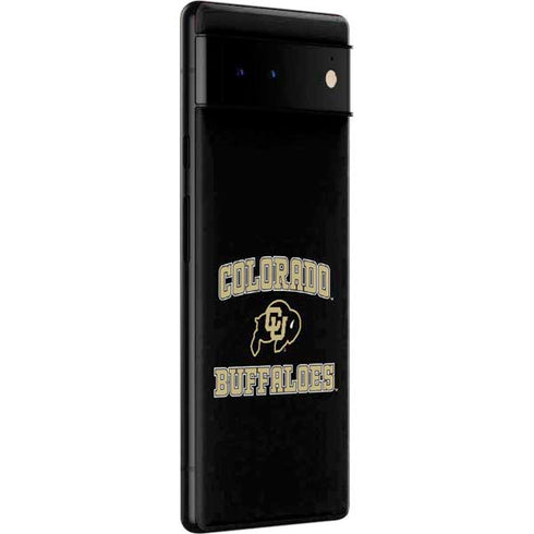 University of Colorado CU Logo on Gold Google Pixel 6 Skin